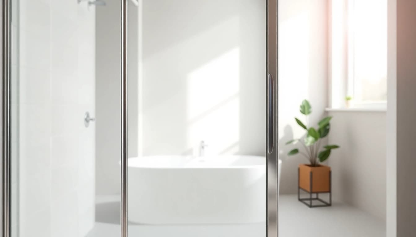 Enhance your space with a stylish shower screen sliding door, showcasing modern elegance and functionality.