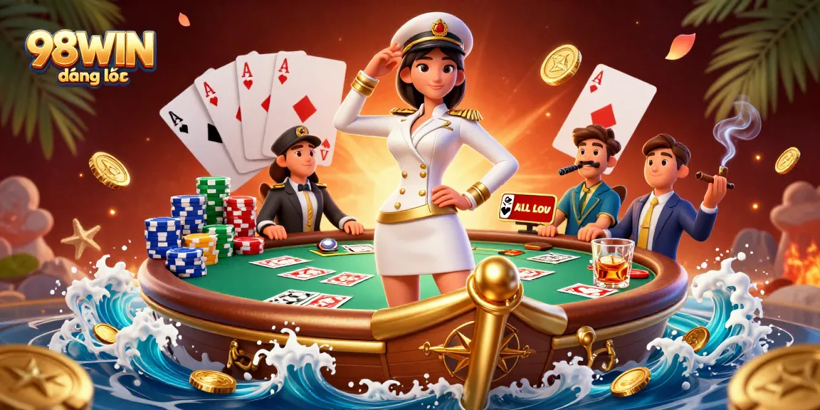 Engage with 98WIN đăng nhập by exploring vibrant casino games and stunning visuals in this dynamic scene.