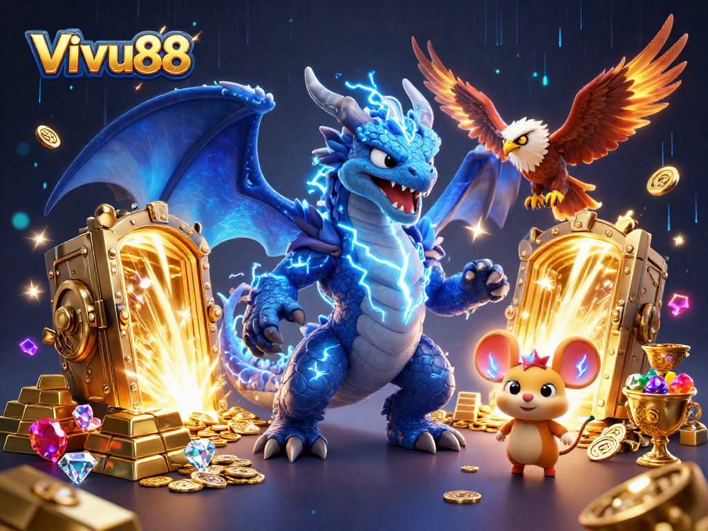 Experience thrilling gameplay at Vivu88 with exciting treasures and vibrant characters.