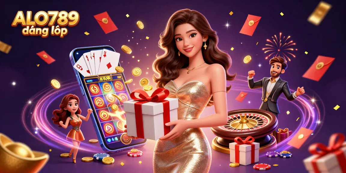 Experience the excitement of ALO789 đăng nhập with golden coin rewards and vibrant casino themes.