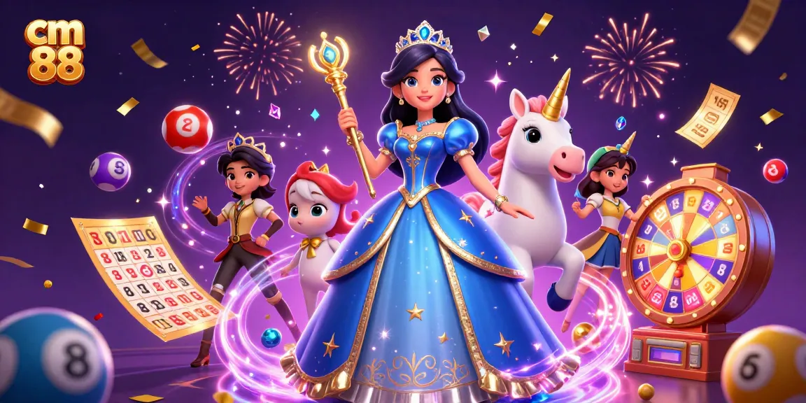 Experience the excitement of cm 88 with vibrant lottery games and magical winning moments.