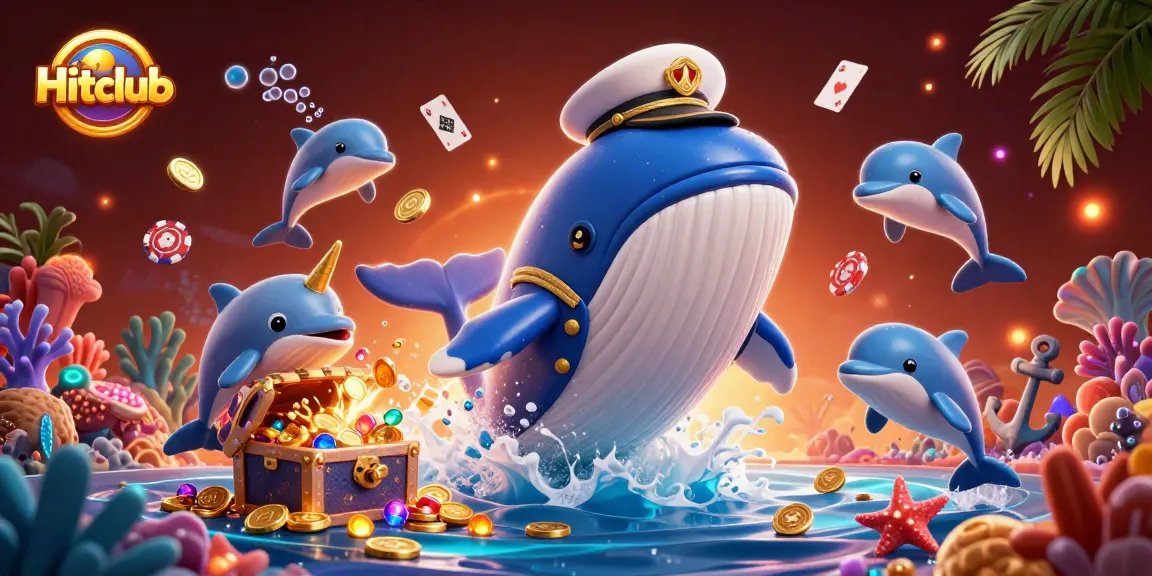 Hitclub captivates players with a lively underwater scene filled with treasure and gaming elements.