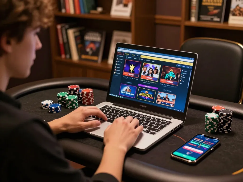 Engaging online gaming session at trang chủ F168 with a player involved in strategic casino betting.