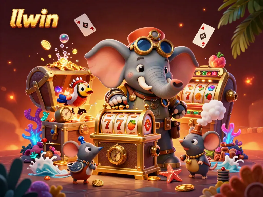 Experience thrilling action with llwin's 3D steampunk casino adventure featuring exciting slot elements.