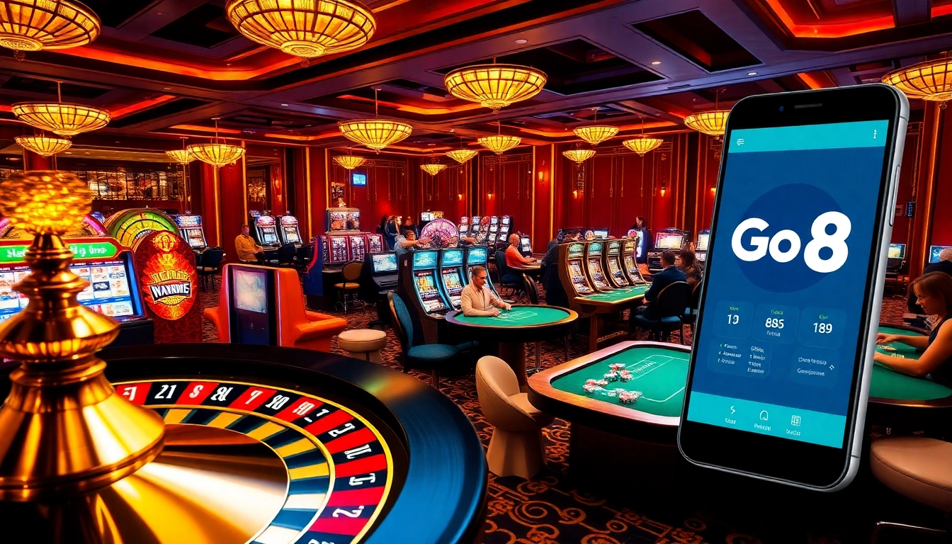 Experience the excitement of go8 gaming with dynamic casino tables, roulette wheels, and mobile betting.