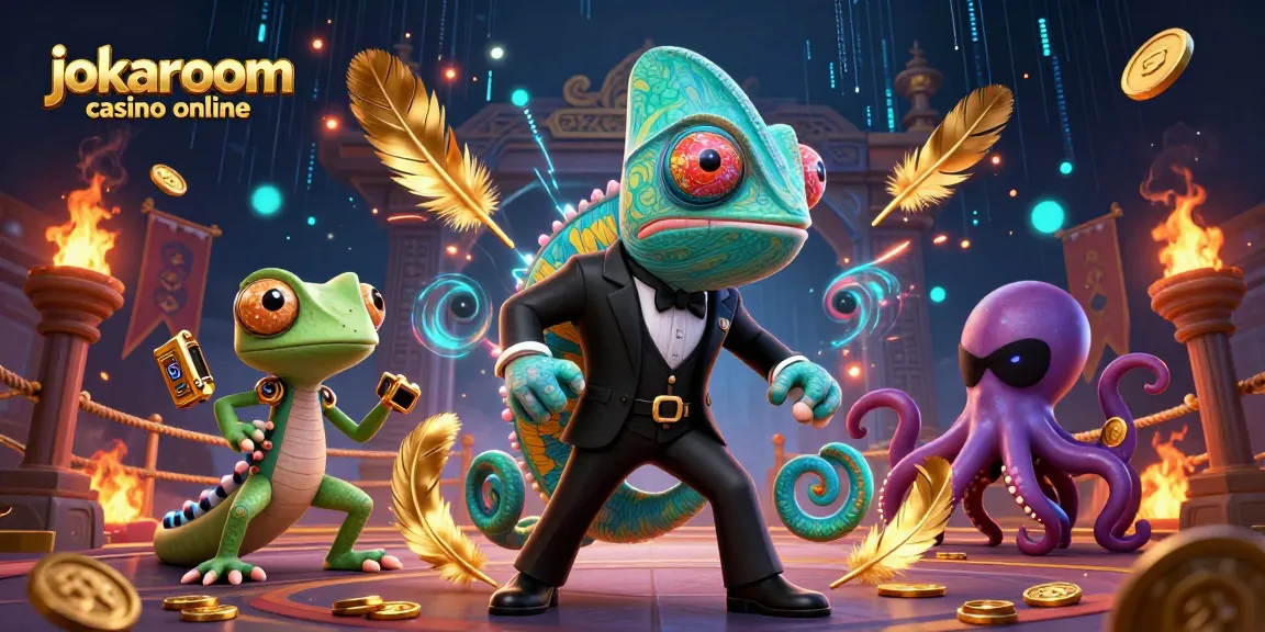 Engage with dynamic plays at jokaroom casino online, featuring vibrant characters and thrilling elements.